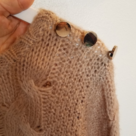 TopShop Cable Knit Sweater - Picture 3 of 5